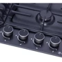 Варочная поверхность газовая Perfelli HGM 61694 BL: Рабочая поверхность эмаль