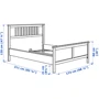Каркас кровати ІКЕА HEMNES 160х200 см Белый (590.197.95) фото 9