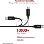 Кабель iWALK Cable USB-C to USB-C 1.8m Black (CSB009): Длина 1.8 м