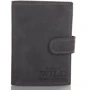 Мужской кошелек Always Wild темно-серый (DNKN4L-MHU-black): Пол Мужской