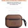 Чехол для наушников Urban Armor Gear UAG Metropolis Case LTHR ARMR BROWN (102256118380) for Apple AirPods Pro фото 6