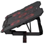 Подставка для ноутбука XTRIKE ME FN-813 5 Fan, Red Led, 2 USB: Максимальный размер дисплея 17"