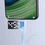 Кабель Baseus USB Cable to USB-C Display 2 Fast Charging Data 100W 1m Blue (P10382701311-00) фото 8
