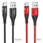 Кабель Hoco USB Cable to USB-C U93 3A 1.2m Black фото 3