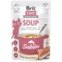 Влажный корм Brit Care Soup with Salmon Суп для котов с лососем 75 г (8595602569212)
