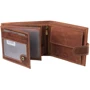 Чоловічий портмоне DNK Leather коричневий (DNKN992L-P-CHM-cognak): Формат гаманця Вертикальный