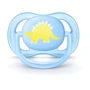 Пустышка для мальчиков Philips AVENT Ultra Air с декором, 0-6 мес, 2 шт (SCF344/20): Вид пустышки классическая