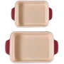 Набор форм для запекания Bergner Maroon 2 предмета (BG-13434-RD)