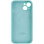 Чехол для iPhone Mobile Case Silicone Case Full Camera Protective Marine Green for iPhone 14: Цвет зеленый