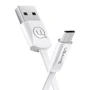 Кабель Usams USB Cable to microUSB 1.2m White (US-SJ201) фото 3