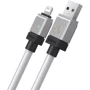 Кабель Baseus USB Cable to Lightning CoolPlay Series Fast Charging 2.4A 2m White (CAKW000502) фото 4