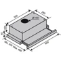 Вытяжка Ventolux GARDA 60 INOX (1300) SMD LED: Материал корпуса нержавеющая cталь