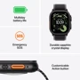 Apple Watch Ultra 3 GPS + Cellular 49mm Black Titanium Case with Black/Charcoal Trail Loop - M/L (MF1H4)