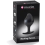 Силиконовая анальная пробка Mystim Rocking Force L для электростимулятора, диаметр 4,7см