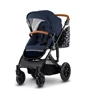 Универсальная коляска 2 в 1 Kinderkraft Prime Navy + MommyBag (KKWPRIMNAVY200): Ширина шасси 59 см