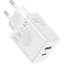 Зарядное устройство Baseus Wall Charger USB-C+USB Cube Fast Charger 20W Cluster White (P10111403213-00): Сила тока 2.4А и более