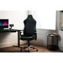 Кресло для геймеров Razer Iskur X, green (RZ38-02840100-R3G1): Материал обивки Экокожа