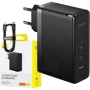 Зарядное устройство Baseus Wall Charger USB+2xUSB-C GaN5 Pro 160W Black with USB-C Cable (P10110825113-00): Сила тока 2.4А и более