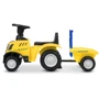 Каталка-толокар Bambi Racer трактор із причепом жовтий (658T-6)