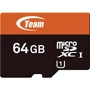 Карта пам'яті Team 64GB microSDXC UHS-I U1 + adapter (TUSDX64GUHS03)
