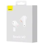 Наушники Baseus Bowie M2 White (NGTW140002): Тип крепления без креплений