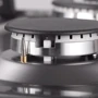 Варильна поверхня газова Borgio 6721-17 (Inox): Кількість конфорок 4
