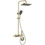 Душевая система Lefton Thermostatic Shower System with 5 Water Modes and Temperature Display Screen-SST2206 Brushed Gold