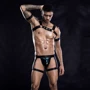 Эротический комплект для мужчин трусы + портупея S/M