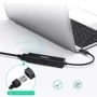 Адаптер Choetech Adapter 4-in-1 USB-C to USB-C+3xUSB3.0+RJ45 Gray (HUB-U02): Колір серый