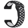 Ремешок Becover Sport Band Vents Style Black/White for Xiaomi iMi KW66/Mi Watch Color/Watch S1 Active/Haylou LS01/LS05 (707045)