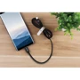 Кабель T-PHOX Cable USB-C to USB-C Speed 1m Black (T-CC811 Black) фото 6