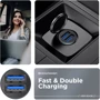 Зарядний пристрій ArmorStandart Car Charger 2xUSB QC3.0 with USB-C Cable Grey (ARM82459): Кабель в комплекті USB-C
