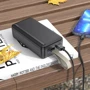 Внешний аккумулятор Hoco Power Bank 30000mAh J91B Black: Особенности Компактный размер, Индикатор заряда