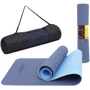 Коврик для фитнеса Cornix TPE 183 x 61 x 0.6 cм для йоги и фитнеса XR-0003 Blue/Sky Blue