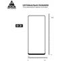 Аксессуар для смартфона ArmorStandart Tempered Glass Pro Black for Oscal Tiger 12 (ARM75106): Цвет черный