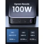 Зарядное устройство Ugreen Wall Charger 3хUSB-C+USB CD328 GaN 100W Nexode Series Black (90928): Количество USB-портов 4