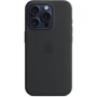 Чехол для iPhone Apple iPhone 15 Pro Silicone Case with MagSafe - Black (MT1A3ZM/A): Цвет черный