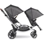 Универсальная коляска для двойни 2 в 1 ABC Design Zoom Diamond Edition Asphalt: Материал колес полиуретан