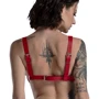 Лиф из натуральной кожи Feral Feelings - Bikini Top Red