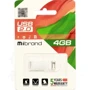 USB-флешка Mibrand 4GB Сhameleon USB 2.0 Silver (MI2.0/CH4U6S): Стандарт USB USB 2.0