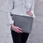 Сумка для ноутбука INCARNE Handmade New Zipper Gray for Laptop: Форм-фактор індивідуальний пошив
