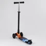 Самокат детский с алюминиевой трубкой руля + 4 колеса PU со светом Best Scooter A Black/Blue/Red (99660): Тип колес литые