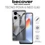 Чохол для телефона BeCover TPU Case Transparance for Tecno POVA 6 Neo (LI6) (711762): Колір прозрачный