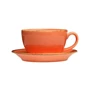 Чашка чайна Porland Seasons Orange 320 мл із блюдцем 160 мм у наборі (213-222134.O): Кількість 1 шт.