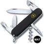 Мультитул Victorinox SPARTAN MAT черный матовый лак с желтым лого (Vx13603.3_M0008p): Количество инструментов 12