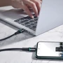 Кабель Baseus USB-C to Lightning PD 18W Halo Data 1m Black (CATLGH-01) фото 9