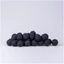 Гирлянда Cotton ball lights на 35 шаров 5,5м, Black: Длина, м 5.5