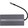 Адаптер Blueendless Adapter USB-C to 2x HDMI+VGA+RJ45+3xUSB+SD+TF+USB-C+PD+3.5mm (CA913886): Колір серый