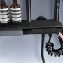 Душевая система Lefton Thermostatic Shower System with 5 Water Modes and Temperature Display Screen-SST2206 Matt Black: Диаметр ручной лейки, см 10x16