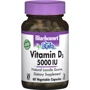 Bluebonnet Nutrition Vitamin D3, 5000 IU, 60 Vegetable Capsules (BLB0368)